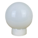 Applique globe opaline et céramique plafonnier