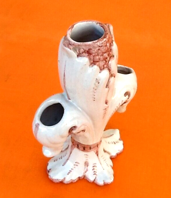 Centerpiece / decorative vase bouquetière 3 branches ceramic