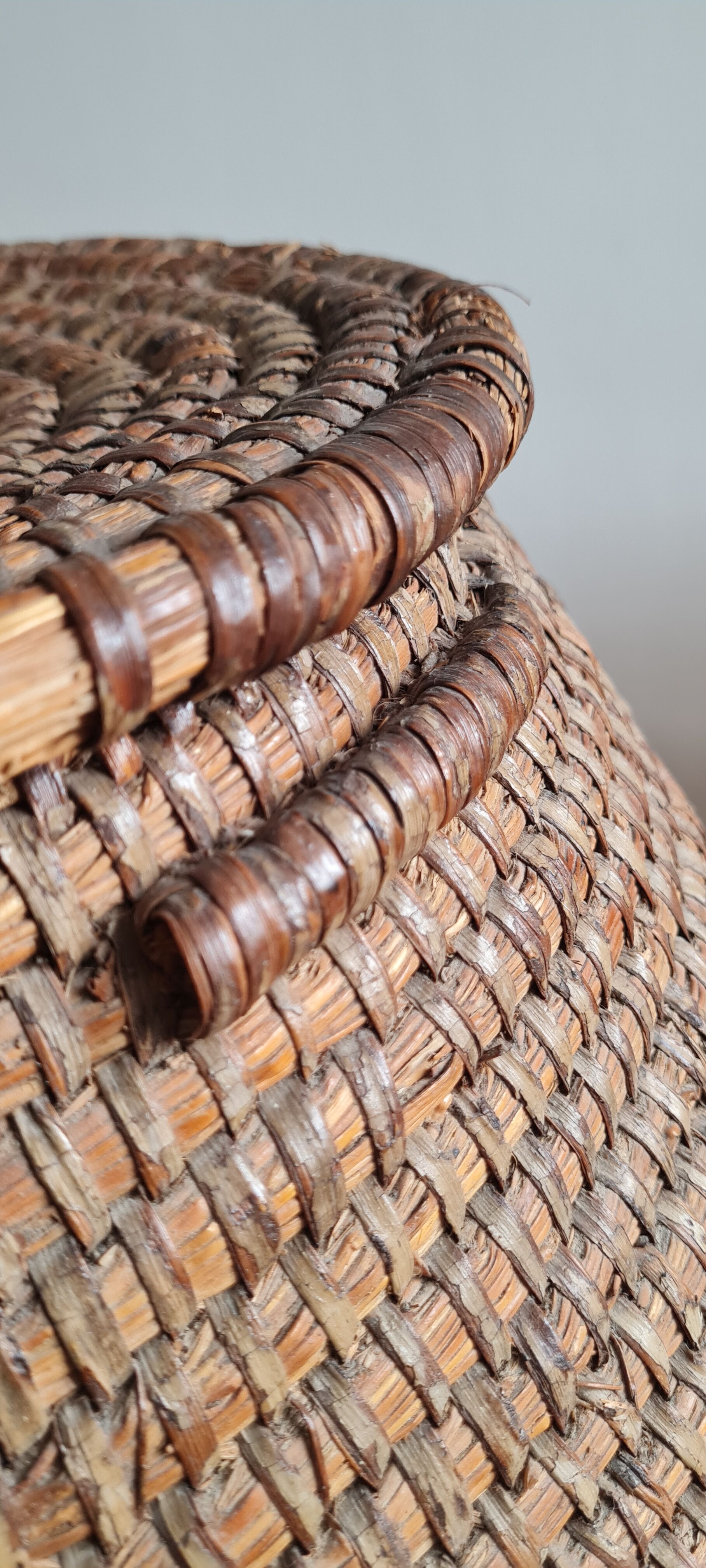 Antique wicker basket