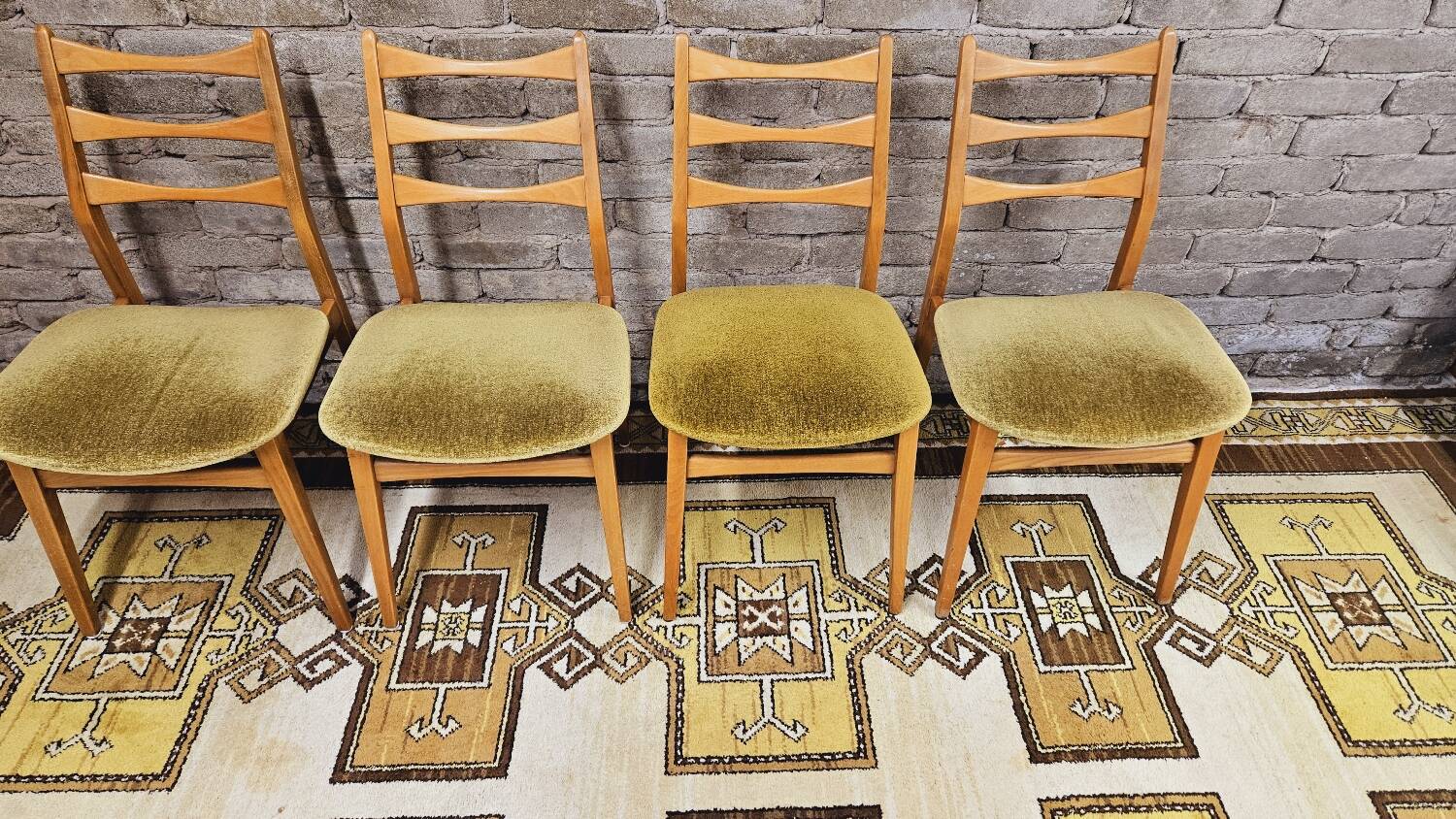 Set de 4 chaises scandinaves par Bähre Mignon Möbel 1960
