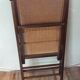 Folding chair caned from the 70s
