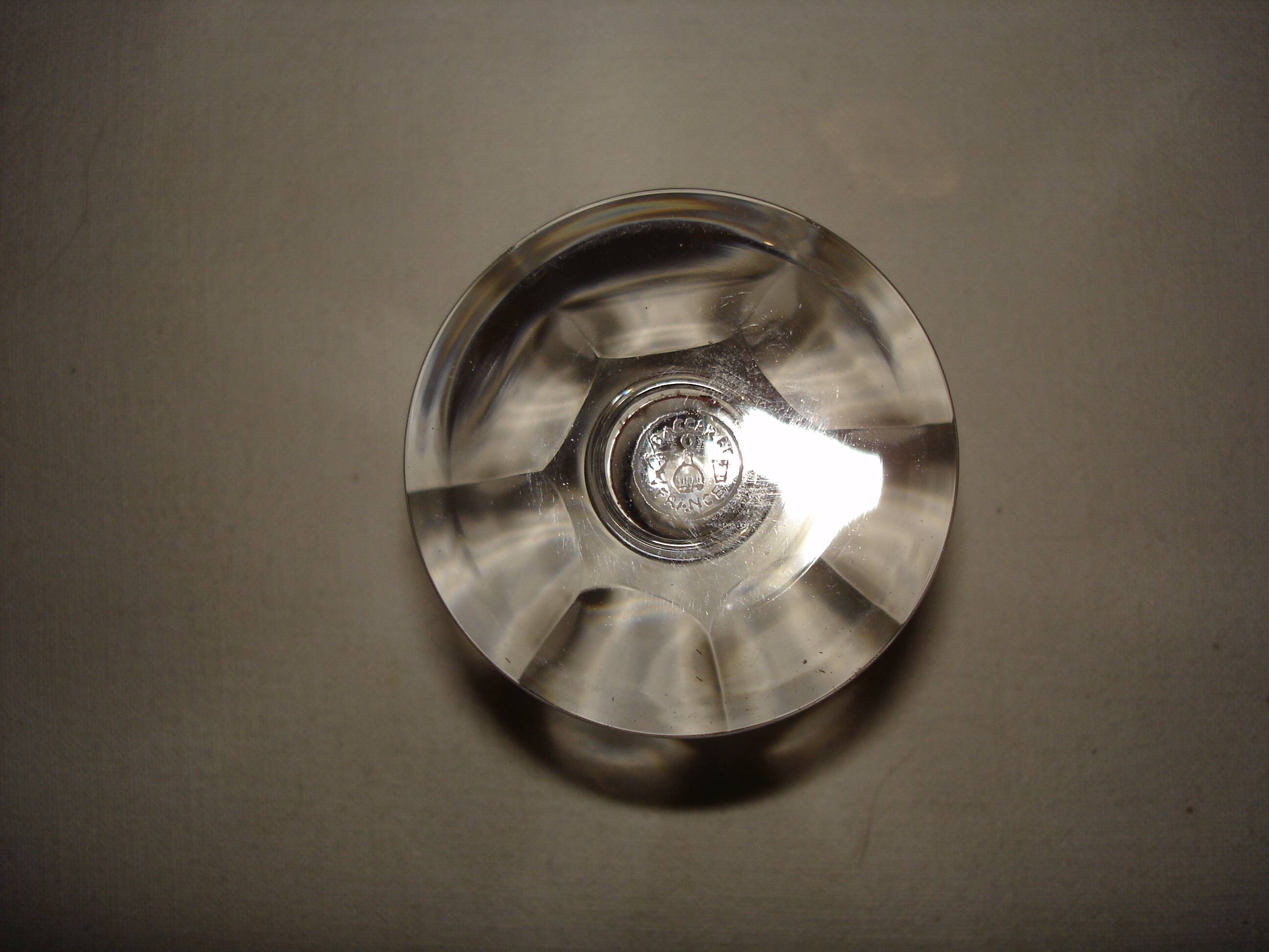 Baccarat valancay carafe + 10 crystal port glasses