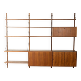 1960s wall shelf, Poul Cadovius