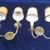 Pair of brass wall light 1920