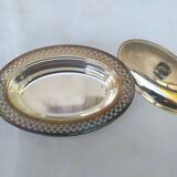 Silver metal butter maker