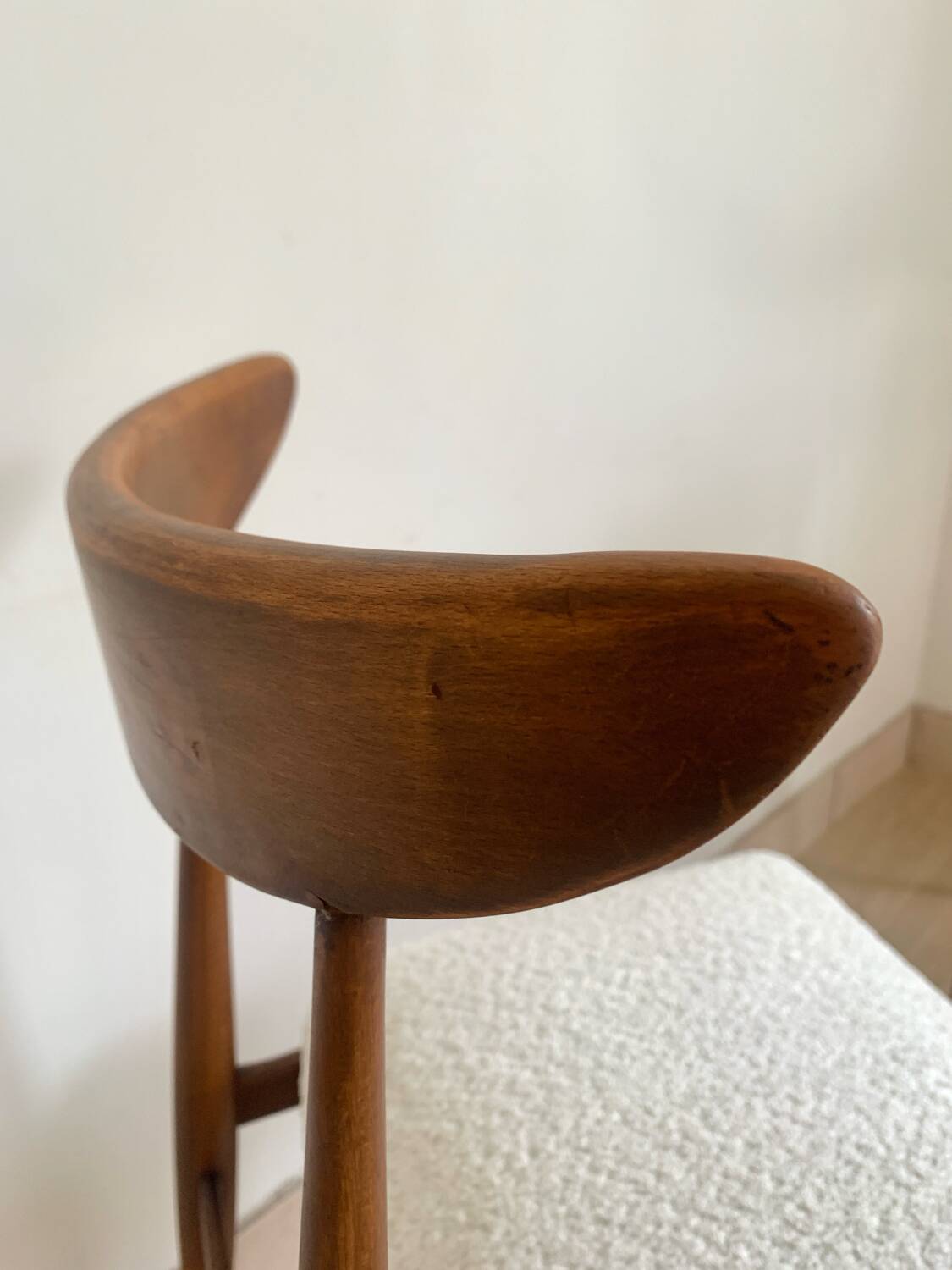 Series of 4 Scandinavian chairs from the 60s