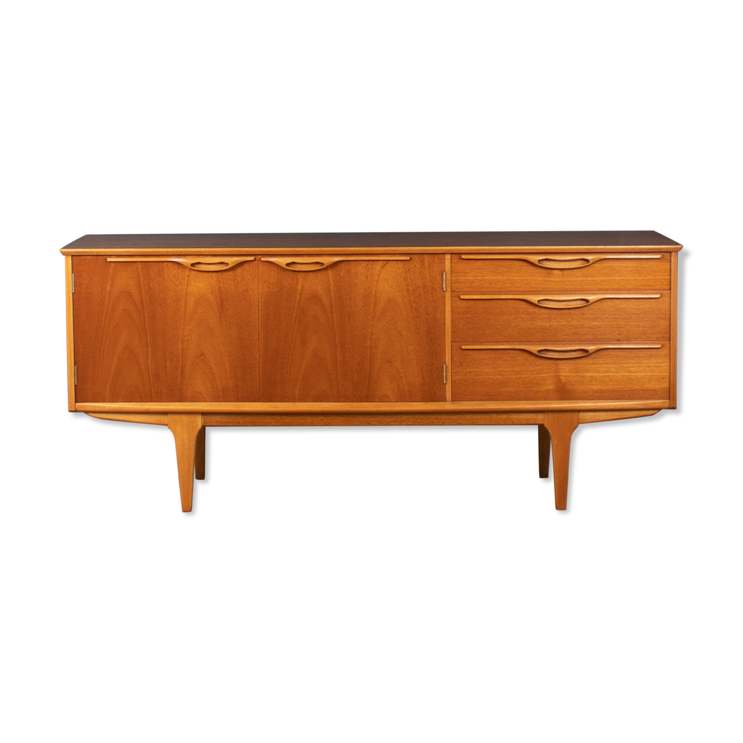 Retro teak 1960s jentique classic short sideboard
