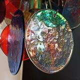 Vintage Murano glass chandelier with 10 lights, Italy 1980.