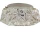 Vintage clear glass flush mount lamp