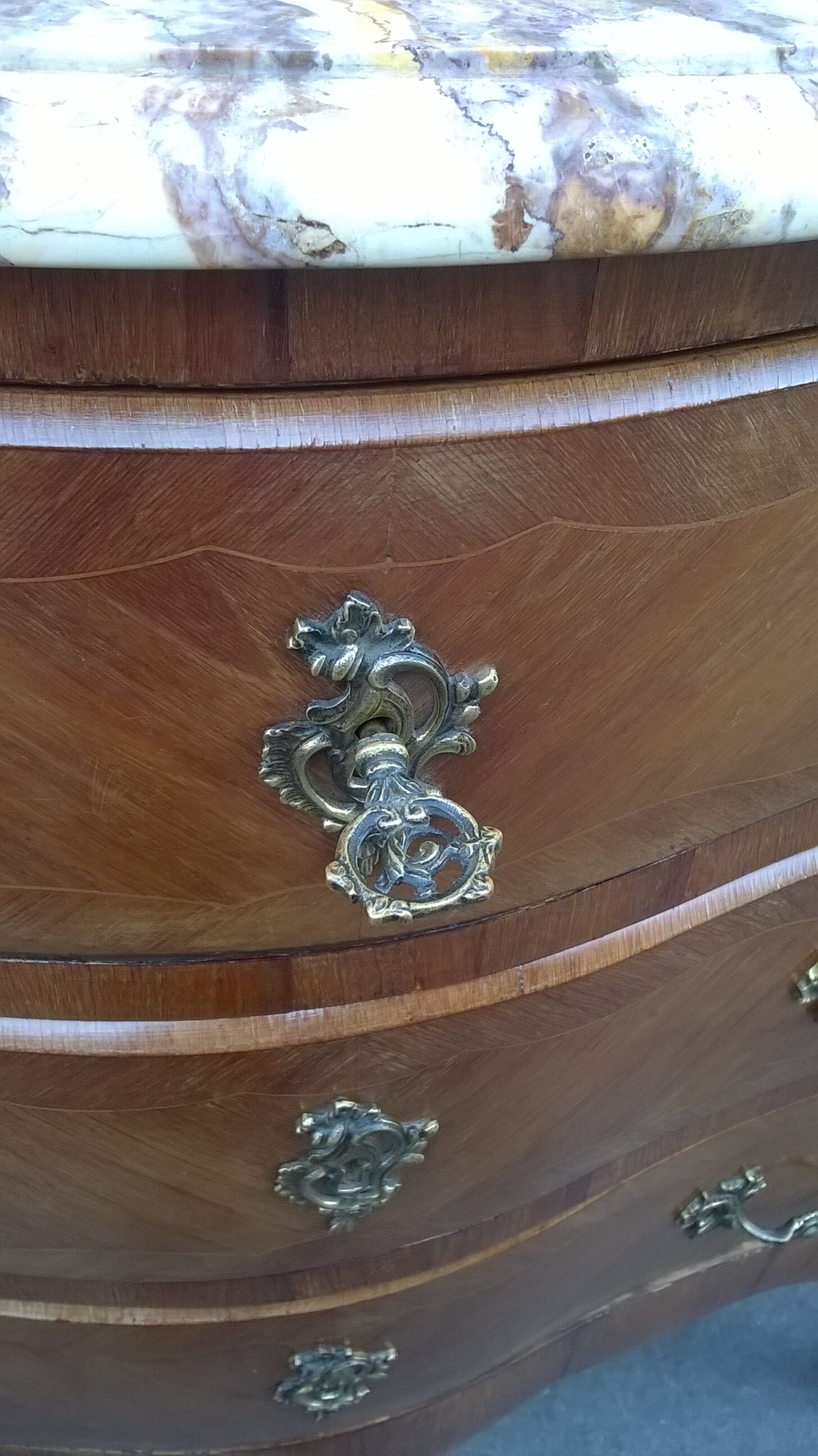 Louis XV rosewood dresser