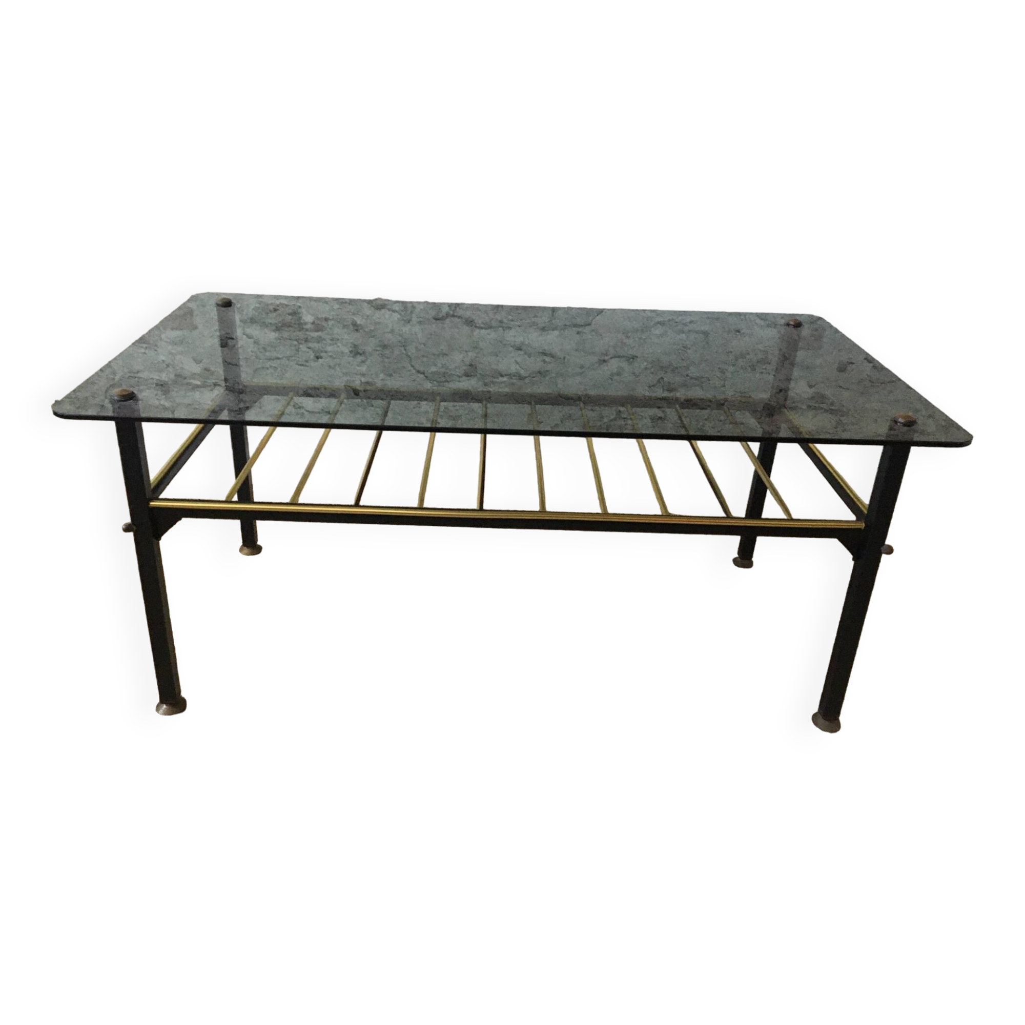 Smoked glass coffee table