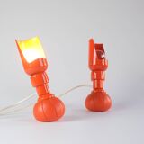 Rare Pair of Mid-Century Gino Sarfatti Model 600P Lamps for Arteluce, Italy 1966
