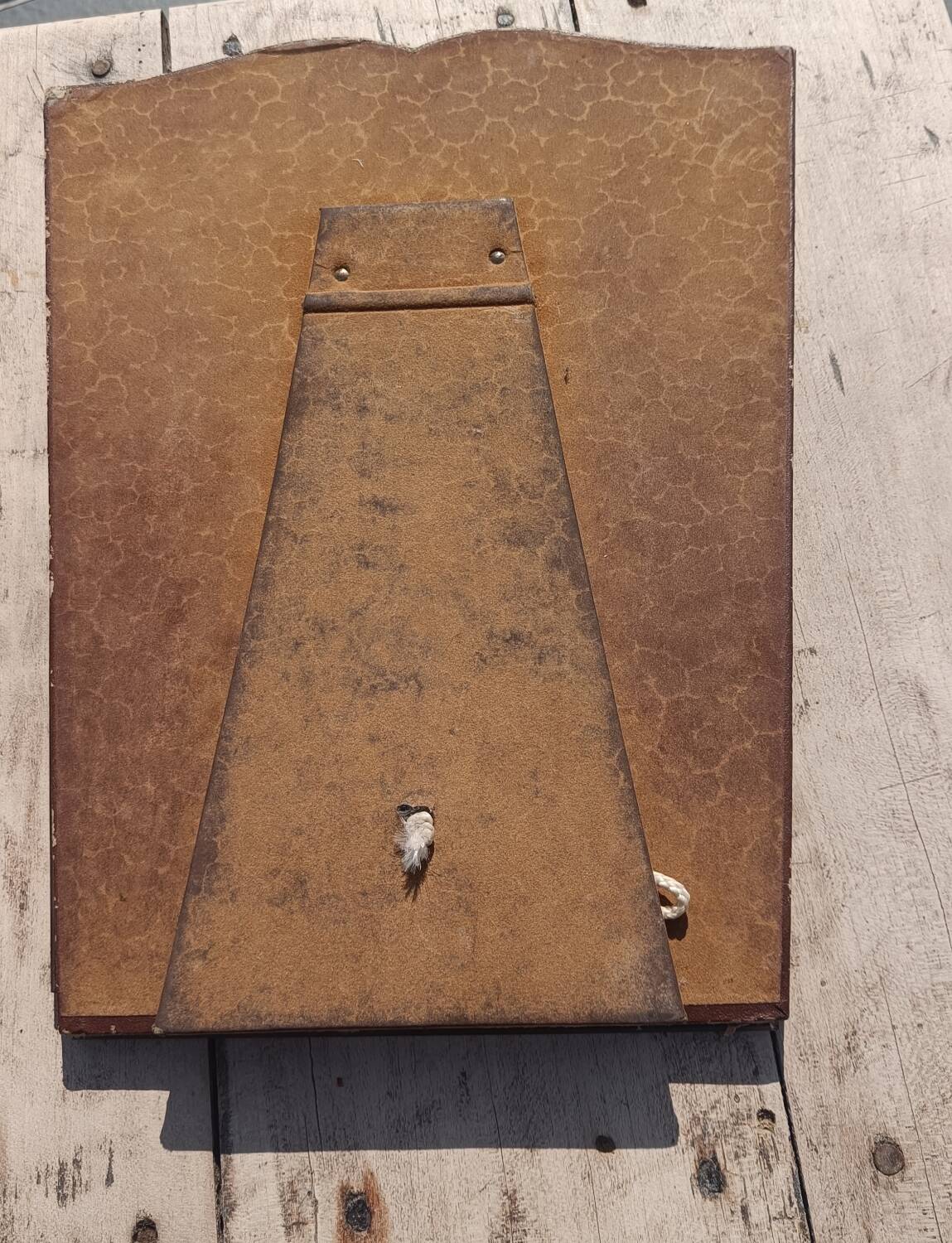 Pink art deco table mirror