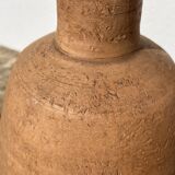 Pottery in terracotta jar in ancient ceramic signed ethnic
