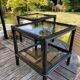 Pair of rattan coffee table
