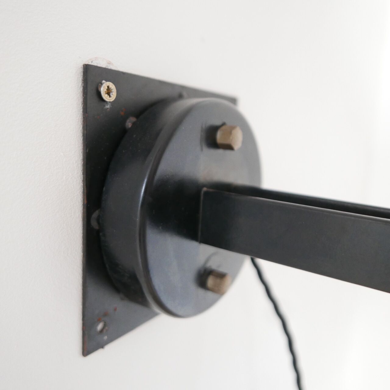 Mid-century glass wall light