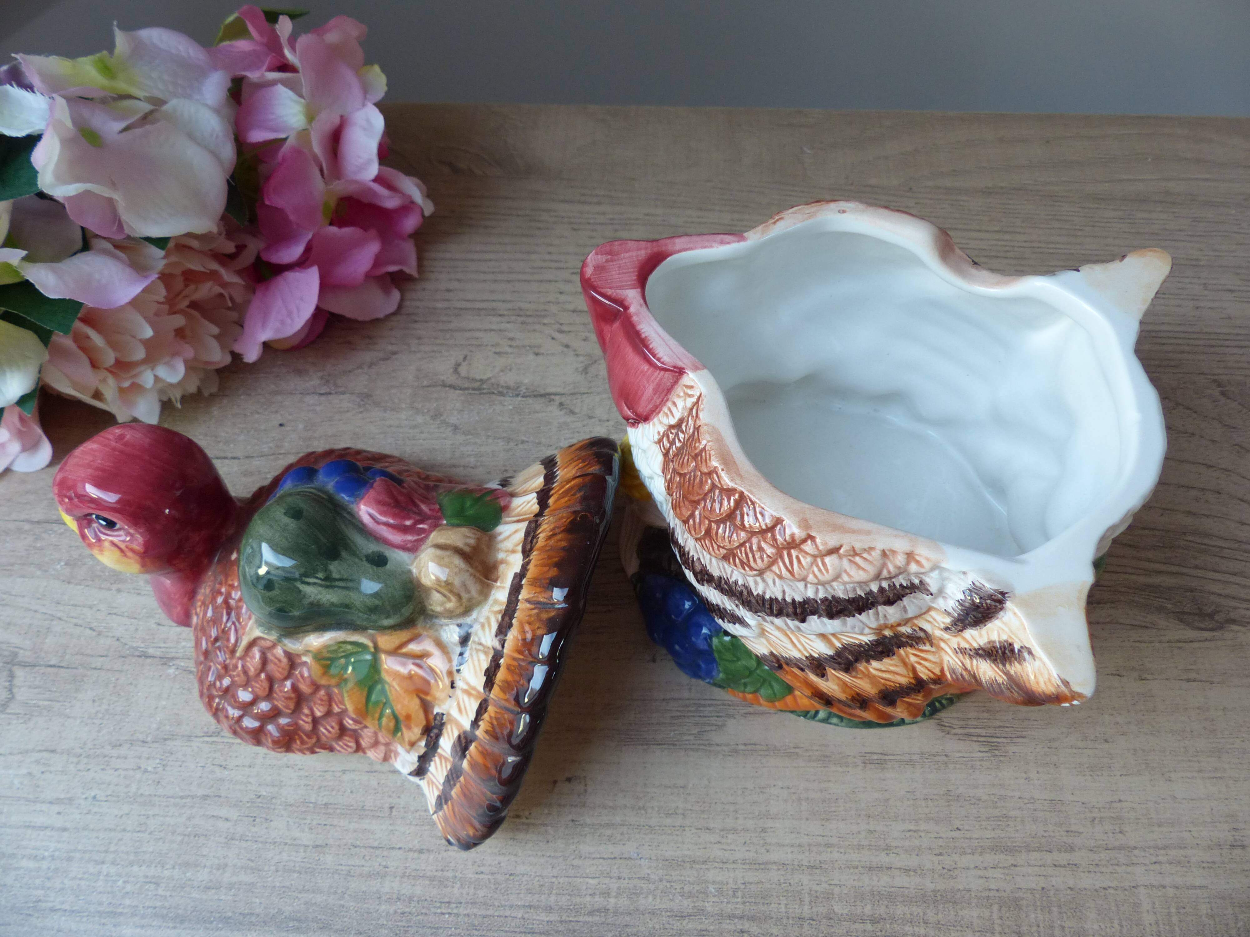 Gravy bowl, turkey shaped gravy boat, table serving dish, thanksgiving christmas turkey