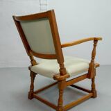 Set of 4 Dutch Design Oakwood Arm Chairs by Theo Ruth for Artifort, 1950s