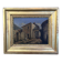 19th century painting, oil on canvas, interior decor of a lively village
