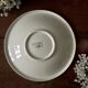 Shallow round plate, ironstone, Digoin Sarreguemines