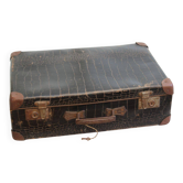 Old cardboard suitcase