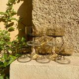 Luminarc smoked glass cups