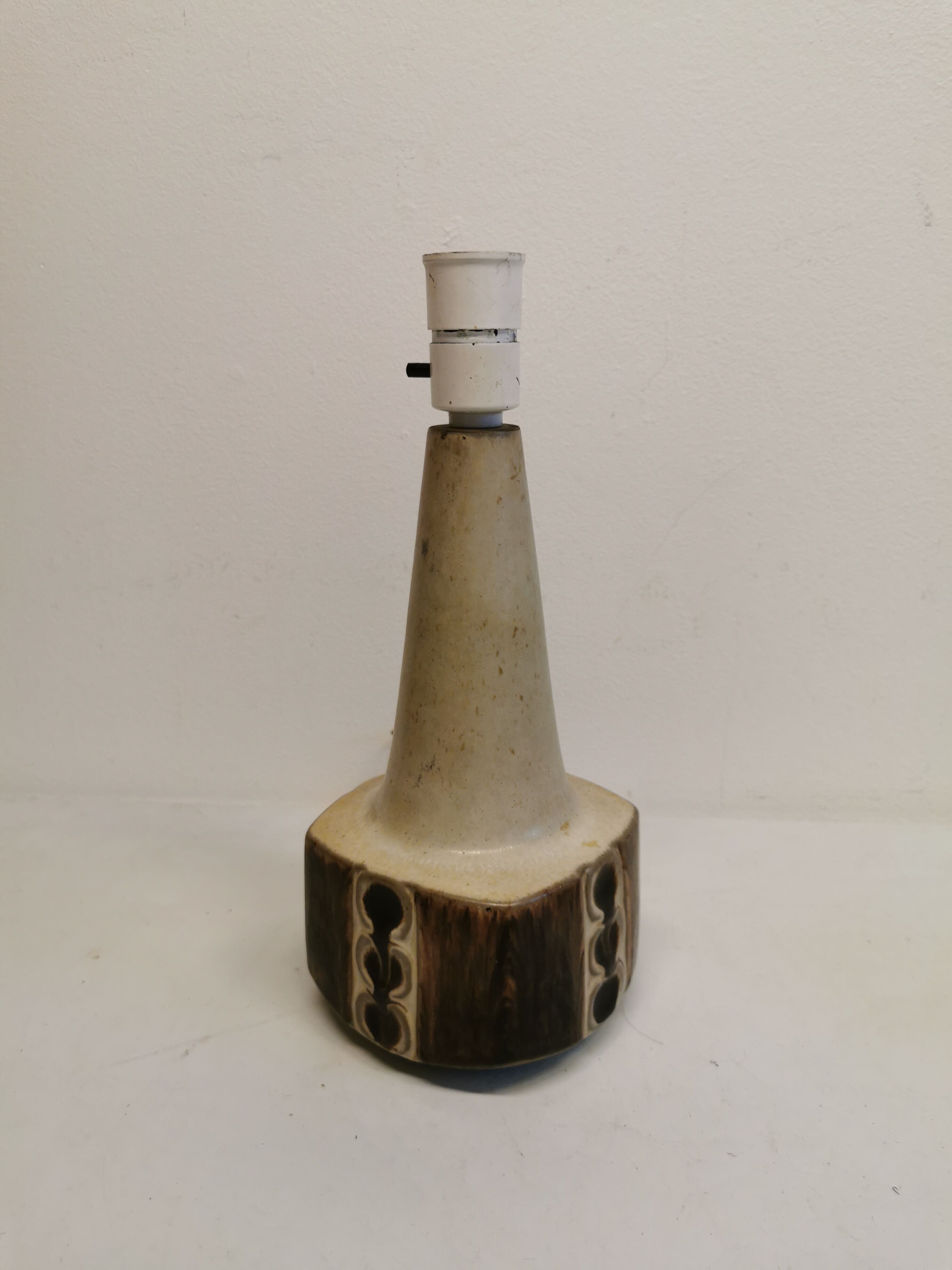 Danish ceramic table lamp, designed by Marianne Starck for Michael Andersen & Sons, 1960s