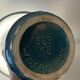 Wireless table lamp made of 1960s West German pottery ceramic.