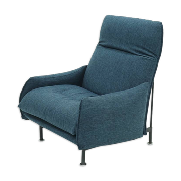 Fauteuil lounge prototype Saporiti Italia des années 1980