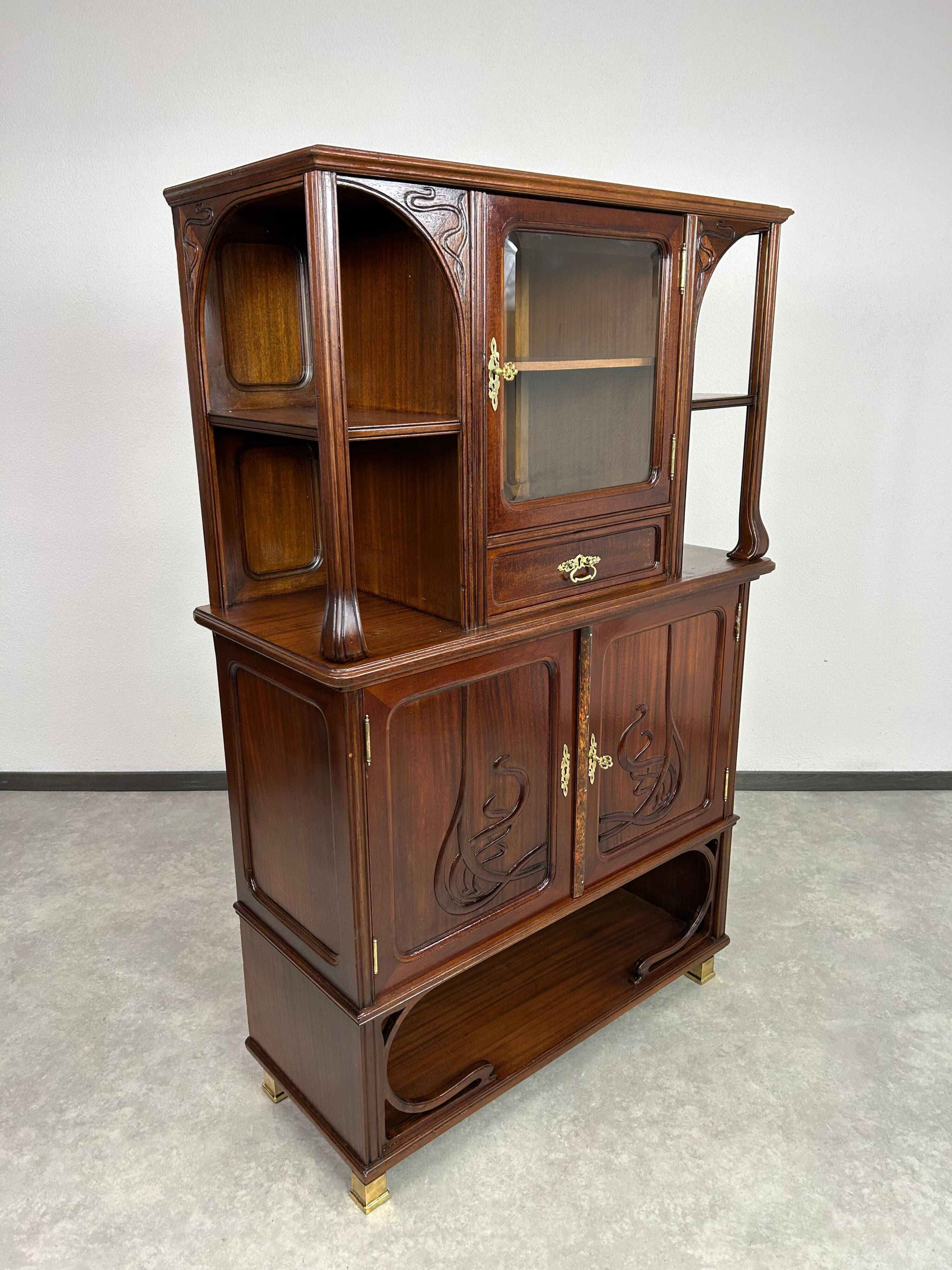 Art Nouveau display cabinet