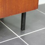 2-door teak cabinet with 50s key