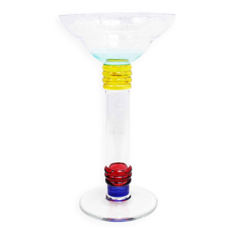 Memphis Style Glass Vase