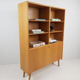 Bibliothèque danoise Hundevad plaqué chêne
