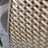 Flower hanging caning vintage rattan