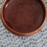 Fruit basket on porcelain stand, color: brown . l: 20 cm and h: 16 cm