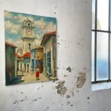 Canvas oil landscape alley 60x80cm