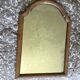 Antique tall round mirror