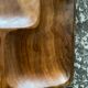 Wooden compartmentalized dish