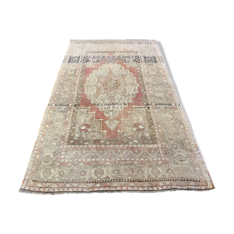 Handmade old neutral cappadocia carpet