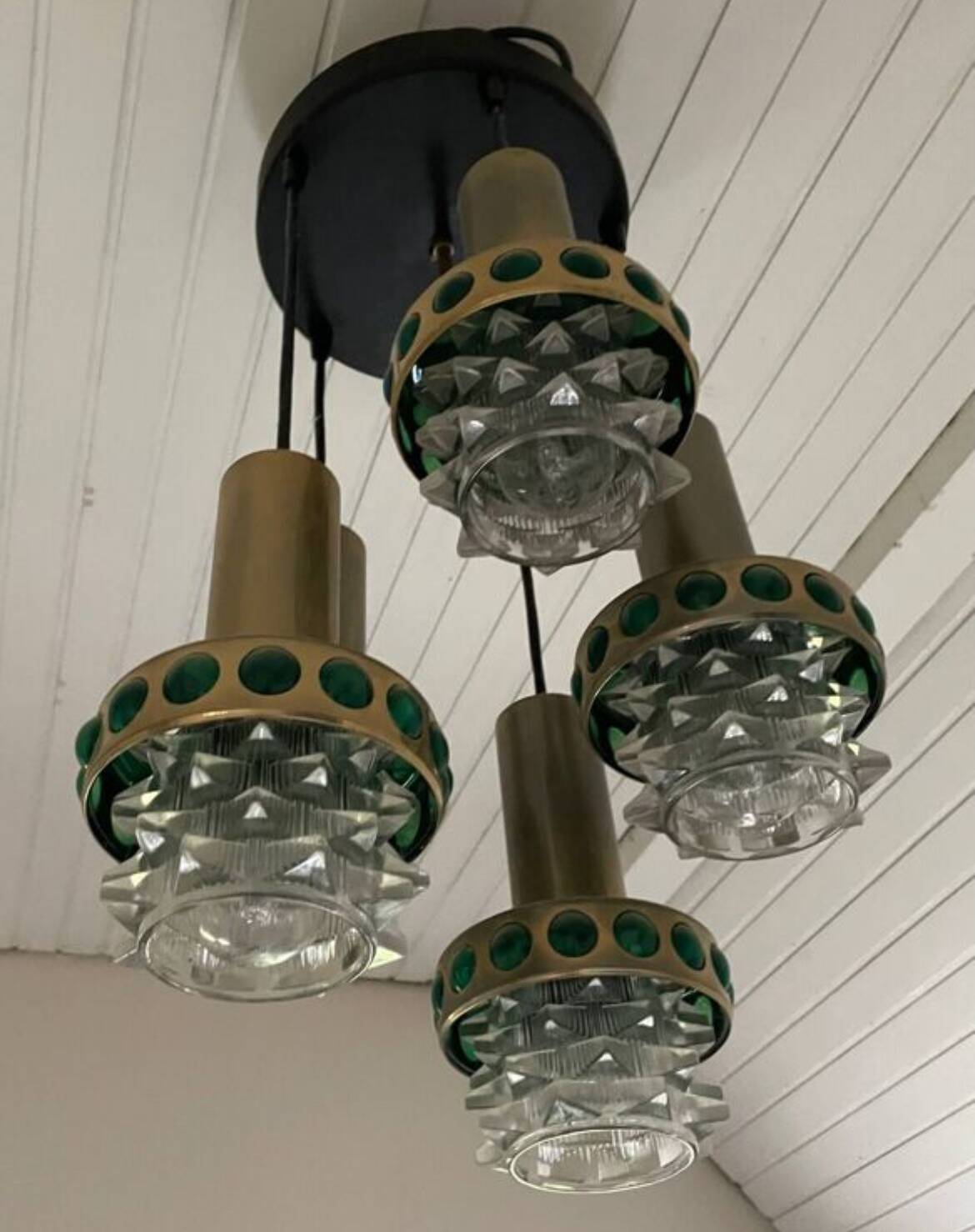 Lustre cascade Raak space age années 70