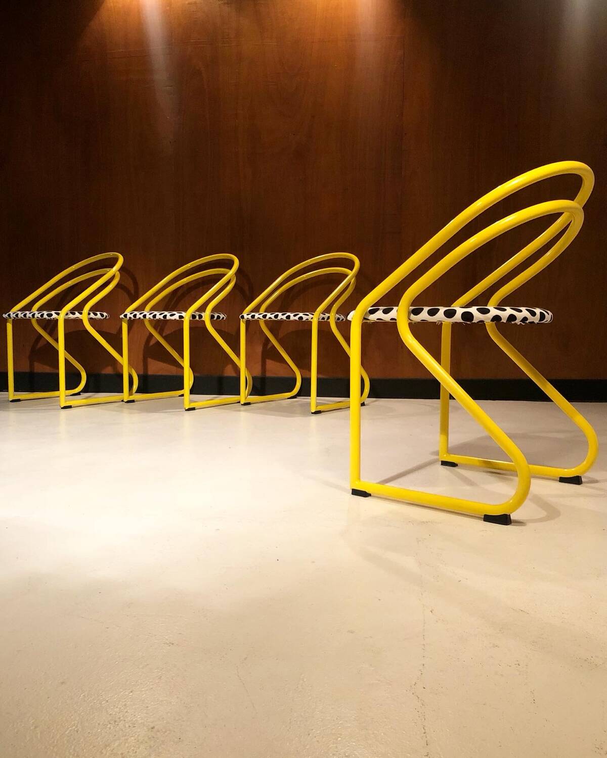 4 vintage chairs circa 1980