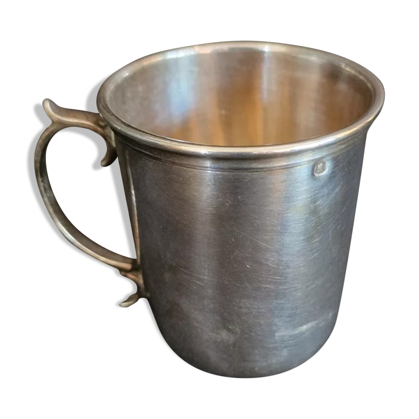 Old timpani cup solid silver neck minerva