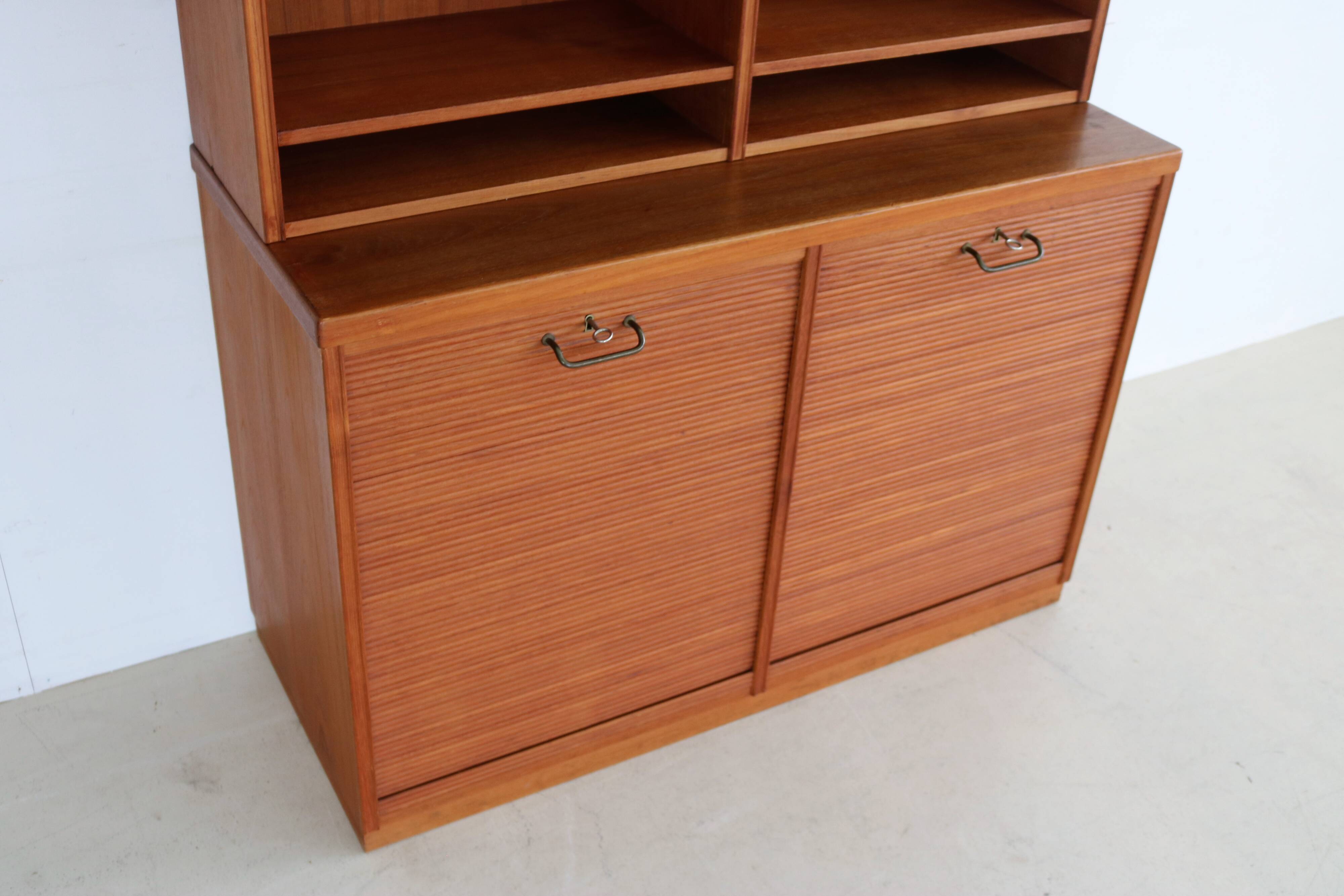 Cabinet de classement en teck vintage de Flexi Mobler