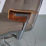 Exceptional Lounge Chair with Ottoman from around 1960