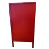 Red solid wood wedding wardrobe