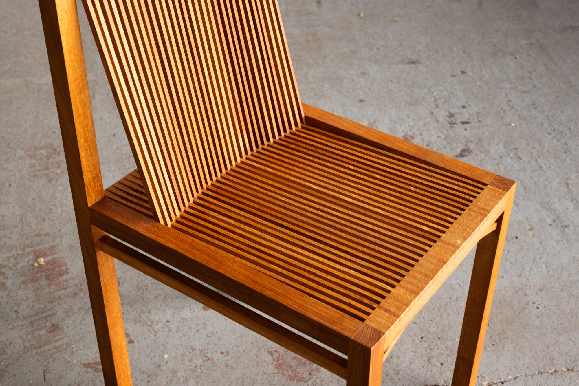 Chaise latérale 'Latjesstoel' par Ruud-Jan Kokke
