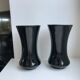 pair of black opaline vases early twentieth century