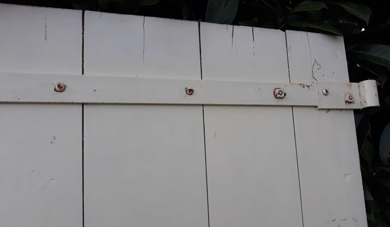 Door h175xl89.8cm cellar, outbuilding