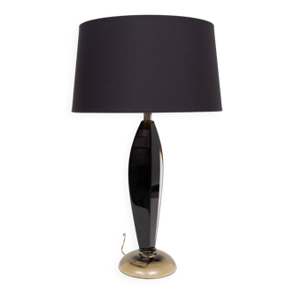 Lampe de table en verre de Murano de Flavio Poli pour Seguso, années 1960