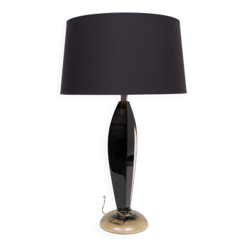 Lampe de table en verre de Murano de Flavio Poli pour Seguso, années 1960